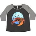 thumbnail image 3 of Inktastic Fun Fiddler Crab with Violin and Mustache Women's Plus Size T-Shirt, 3 of 5