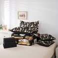 thumbnail image 6 of Manfei Pet Dogs Lover 7-Piece Twin Bedding Sets,Dachshund Golden Retriever Bedding Comforter Set,Lovely Puppy Paws Sheet Sets For Girls Boys,Breathable Bedroom Decor Reversible, 6 of 8