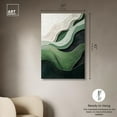 thumbnail image 5 of Green Echoes I Canvas Green Abstract Art by Art Remedy, Gallery Wrapped, 30" x 45", 5 of 7