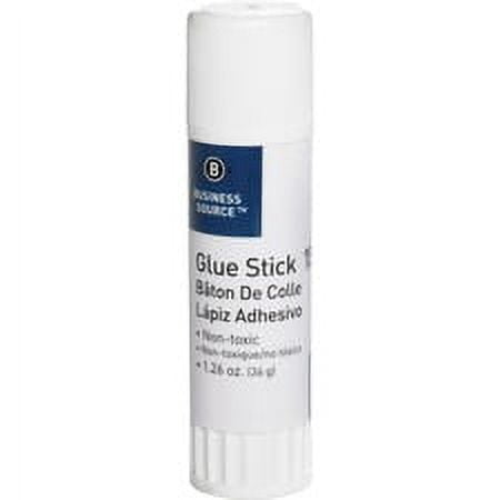 Business Source Glue Stick - 1.26 oz - 1 Each - White | Bundle of 5