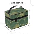 thumbnail image 2 of Handbag Travel Bag Cosmetic Bag 9×6.3×6.7in Multi-Function Bag Large Capacity For Camping Travel Family Travel Snake Skin Print Style Lightgreen_2, 2 of 6