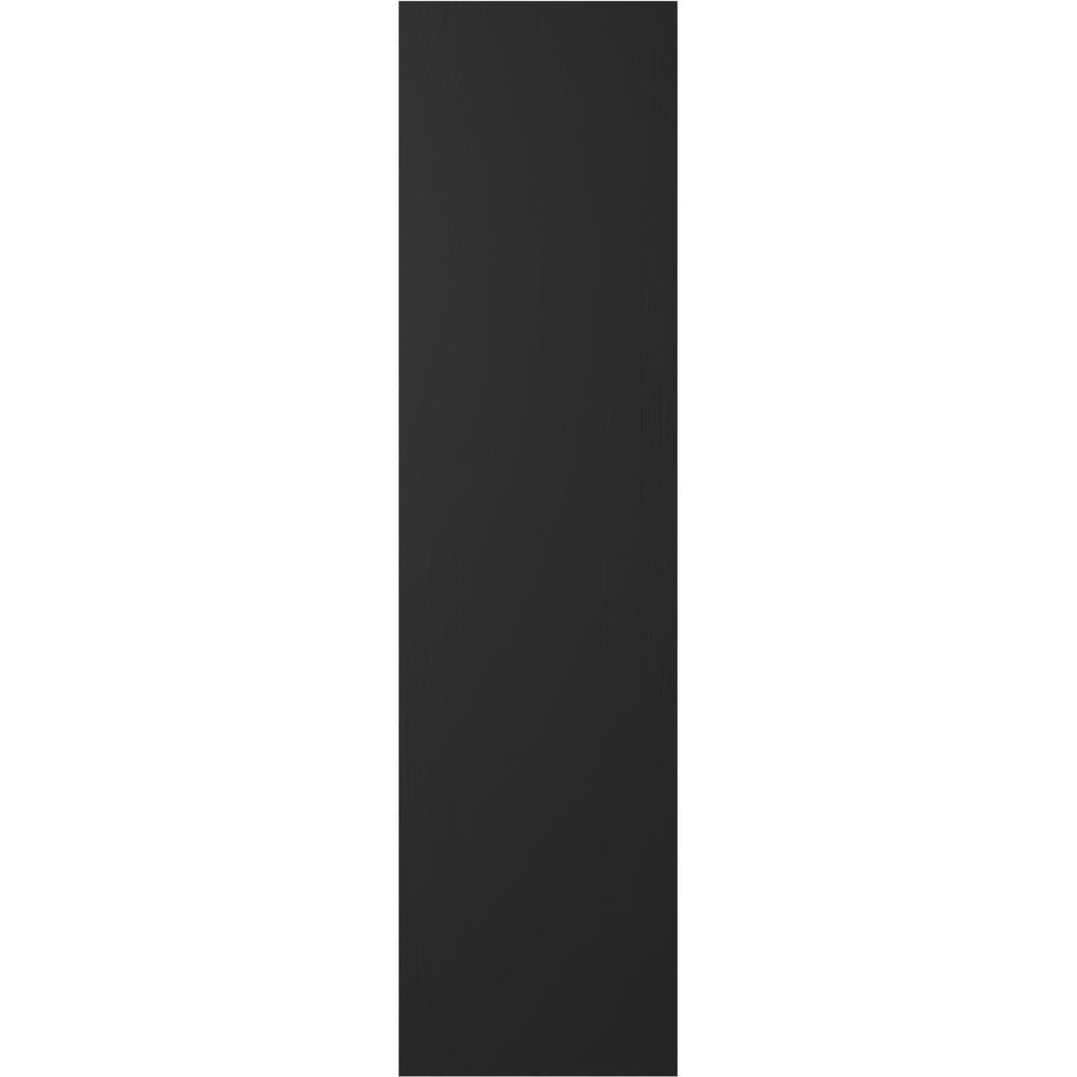 Ekena Millwork 14"W x 84"H Americraft Four Board Exterior Real Wood Two Equal Panel Framed Board-n-Batten Shutters (Per Pair), Black