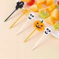 thumbnail image 4 of 10 PCS Plastic Little Forks Dessert Fork Halloween Theme Bentos Box Decorations, 4 of 5