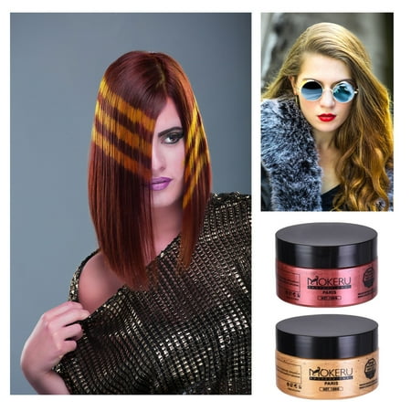 Unisex Hair Wax Color Washable Temporary Dye Styling Cream Mud For
