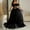 Black, variant on Gspmoly Summer Dresses, Women'S Fashion Mesh Feather Long Dress Evening Dress Long Dress Evening Dresses for Women Clearance
