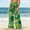 Beach Pants-Green, variant on Gamivast Womens Swimsuit Cover up Pants Leaf Print Sheer Wide Leg Beach Elastic Wasit Pant Swimwear Flowy Boho Swimwear Coverup Beach Vacation Outfits
