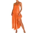 thumbnail image 2 of LOVZFMLL Robes Robe Plissée pour Femmes pour Vacances à la Plage Longue Robe, 2 of 9