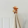 thumbnail image 4 of TIELUTT Cute Cow Wall Hooks For Entryway Coat Hat Key Organizer Durable Backing String Light Hooks Suction Hook Ceiling Hooks for Lights Wall Hook Heavy Duty Outdoor Large Cat Backpack Holds 20lbs Or, 4 of 6