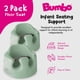 thumbnail image 2 of Bumbo Infant Floor Seat Baby Sit Up Chair and Sitting Support for 3 to 12 Months Old with 3 Point Adjustable Safety Strap, 2 Pack, Hemlock Green, 2 of 5