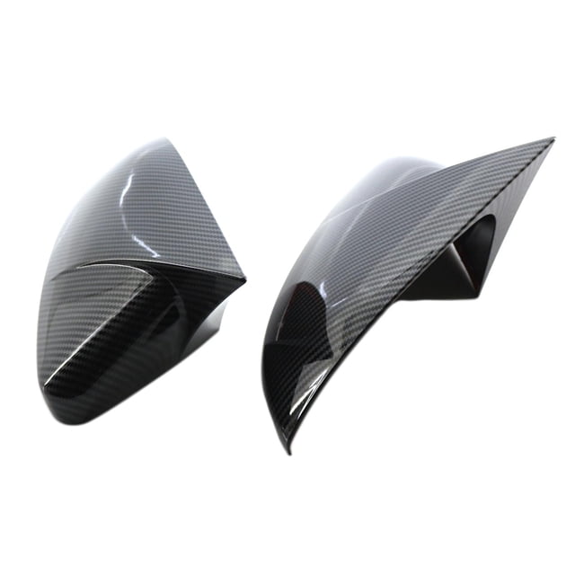 2 piezas de Cubierta embellecedora de espejo retrovisor Zulema compatible con Golf Fibra 5G0 857 537 5G0 857 538