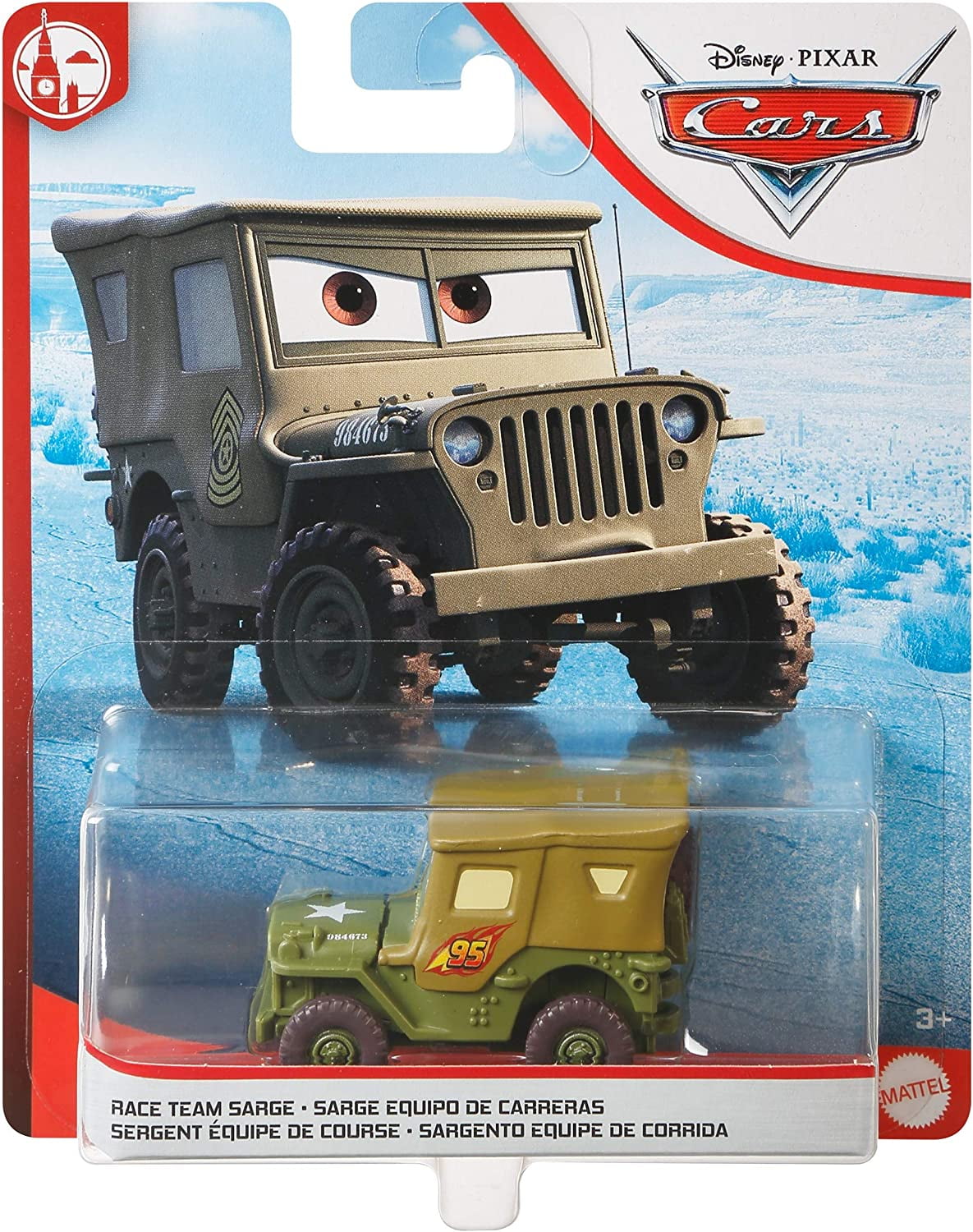 Disney Cars 1:55 Scale Race Team Sarge - Walmart.com