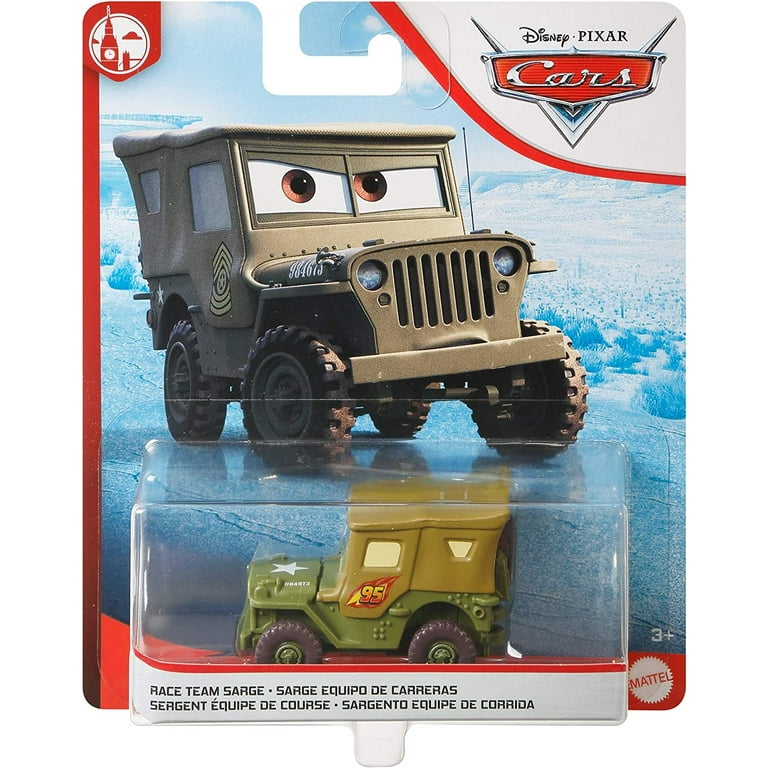 Disney Cars 1:55 Scale Race Team Sarge - Walmart.com