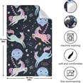 thumbnail image 5 of Cute Fantasy Unicorns Dish Towels Set of 6, Space Sky Washable Tea Towels Dishcloths Lint-Free 18x28 Inch Fast Drying for Kitchen Restaurant Bar Clean, 5 of 7