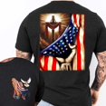 thumbnail image 2 of FLAGWIX Christian Cross American T-Shirt MLN3124TS American Grandpa T-shirt, 2 of 6