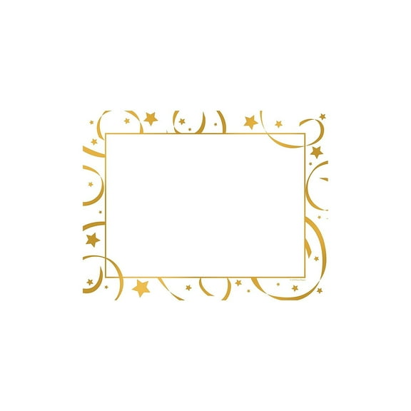Great Papers Golden Star Certificates 8.5" x 11" White/Gold 15/Pack (2019011)
