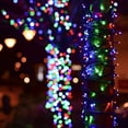 thumbnail image 5 of WATERGLIDE 98.5FT 300 LED Christmas Decorative String Lights, 8 Lighting Modes Waterproof Green Wire LED Fairy Light for Indoor Outdoor Christmas Party Garden Wedding Home Decoration (Multi-Colored), 5 of 8