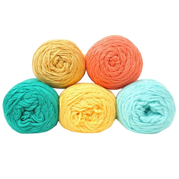 Caron Simply Soft Acrylic Assorted Yarn, 6 oz, Pack of 5 Skeins