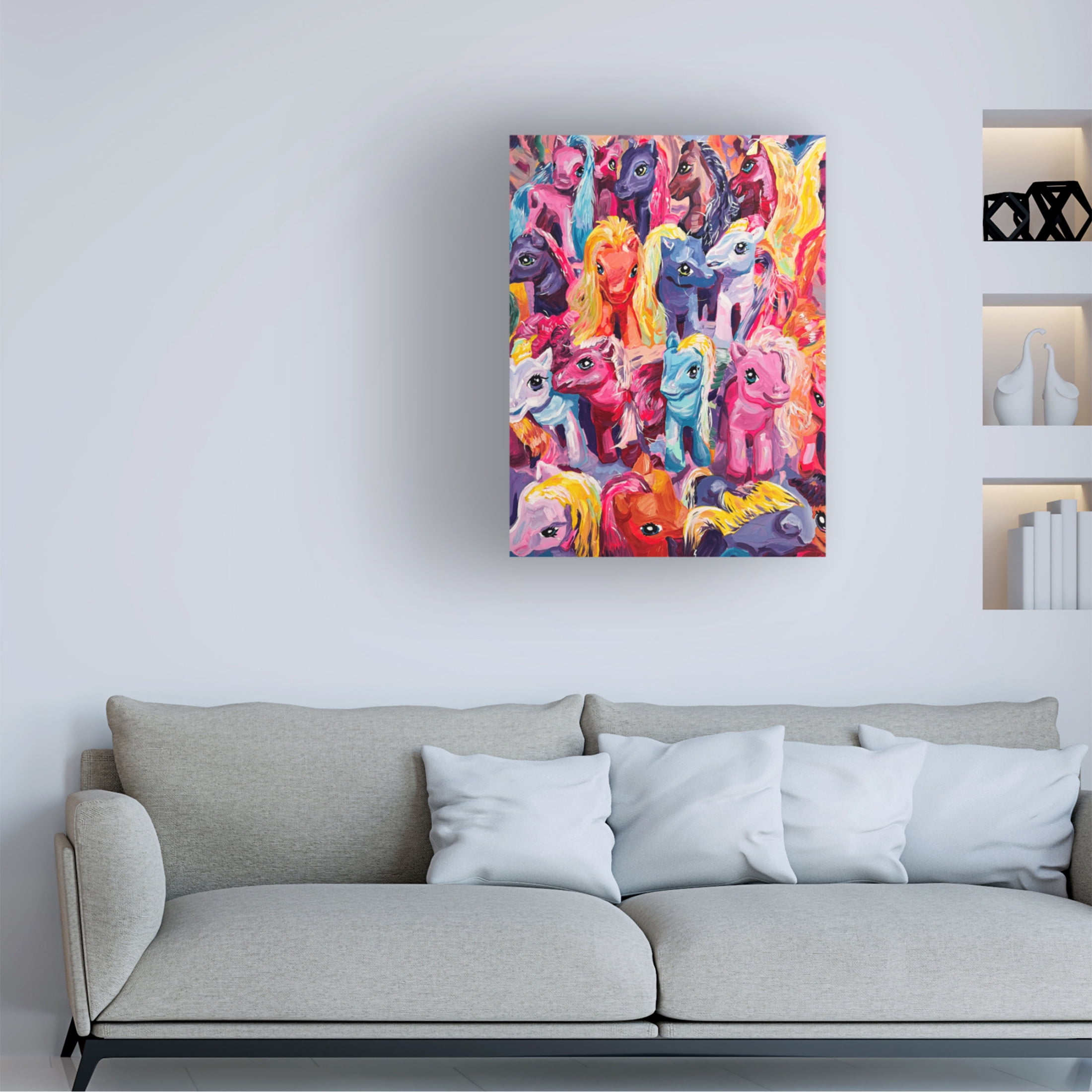 Trademark Fine Art Key and Sea Ponies Canvas Wall Art