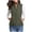 Army Green, variant on Homenesgenics Lightweight Quilted Womens Jacket Fashion Women Pocket Coat Long Jacket Winter Sleeveless Down Cotton Waistcoat Black M