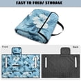 thumbnail image 5 of COEQINE Quilted Golf Cart Seat Cover, Folds Like a Bag with Handle for Easy Carry, Universal Fit 51.2"x30.3" for EZGO Yamaha Club Car 2-Seaters, 4 Pockets, Blue Hibiscus Floral, 5 of 8