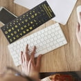 6 Sheets Computer Keyboard Stickers Labels Keyboards for Computers ...