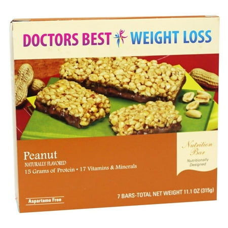 Crispy Peanut High Protein Nutrition Bar (7/Box) - Doctors (Best Cereal For Weight Loss 2019)