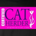 thumbnail image 3 of CafePress - Cat Herder 2 Fusia Web Long Sleeve T Shirt - Long Sleeve Dark T-Shirt, 3 of 4