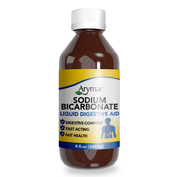 Arymar Liquid Sodium Bicarbonate – Daily Wellness Supplement, 8 fl oz