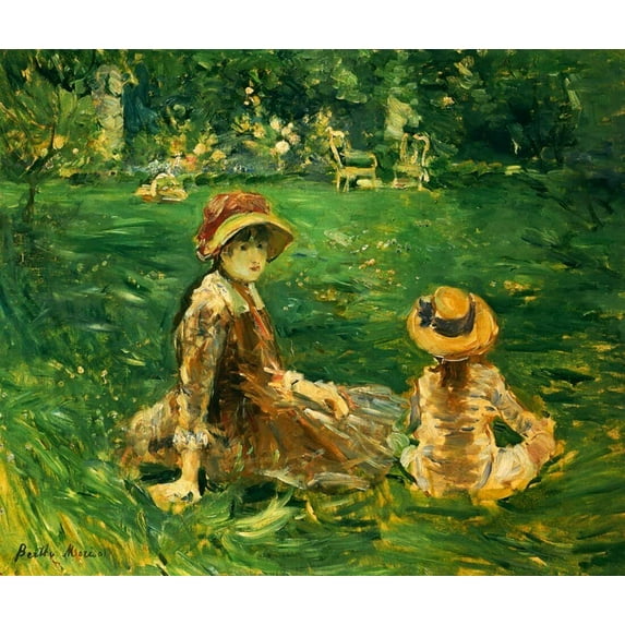 In The Garden At Maurecourt - CANVAS OR FINE PRINT WALL ART