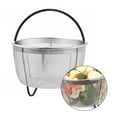 thumbnail image 3 of Pressure Cookers Steamer Basket Stainless Steel Mesh Meat Insert Strainer Steam Egg Meat Veggie Insert Steaming Tool, 3 of 7