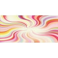 thumbnail image 4 of Pastel Piggy Bank, Abstract Sunburst Design Wavy Lines Sixties Seventies Style Psychedelic Retro Rays, Ceramic Coin Bank Money Box for Cash Saving, 3.6" X 3.2", Multicolor, by Ambesonne, 4 of 4