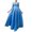 Blue, variant on Meichang Wedding Dresses for Women 2024 Fashion Sexy V Neck Satin Mesh Patchwork Bridal Wedding Gowns High Slit Formal Evening Party Maxi Dresses Elegant Solid Prom Dresses