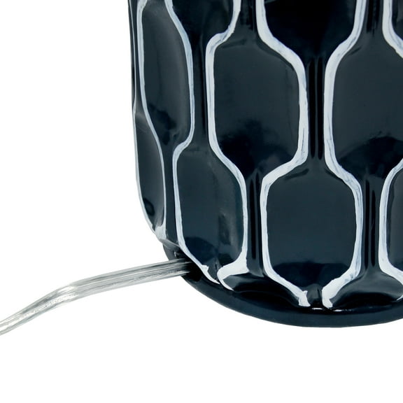 Elegant Designs Blue and White Patterned Table Lamp