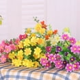 thumbnail image 3 of SPRING PARK 1 Bouquet 28 Heads Artificial Fake Silk Flower Oil Painting Style Home Decor Bouquet, 3 of 7