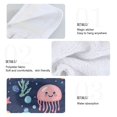 thumbnail image 2 of Yayeee Kitchen Hanging Hand Towels Set of 2 with Loop Bathroom Absorbent Tie Towel, Yellow Jellyfish, 2 of 7