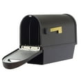 thumbnail image 7 of Classic Curbside Mailbox with Newspaper Tube and Richland Mailbox Post - 79"H, 7 of 7