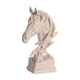 thumbnail image 7 of Mecorevxz 5" Animal Horses Head Bust Table Sculpture Retro Resin Home Decor Statue for Bedroom,Living Room,Dining Desk,Office,Study and Coffee Tables(Black), 7 of 7