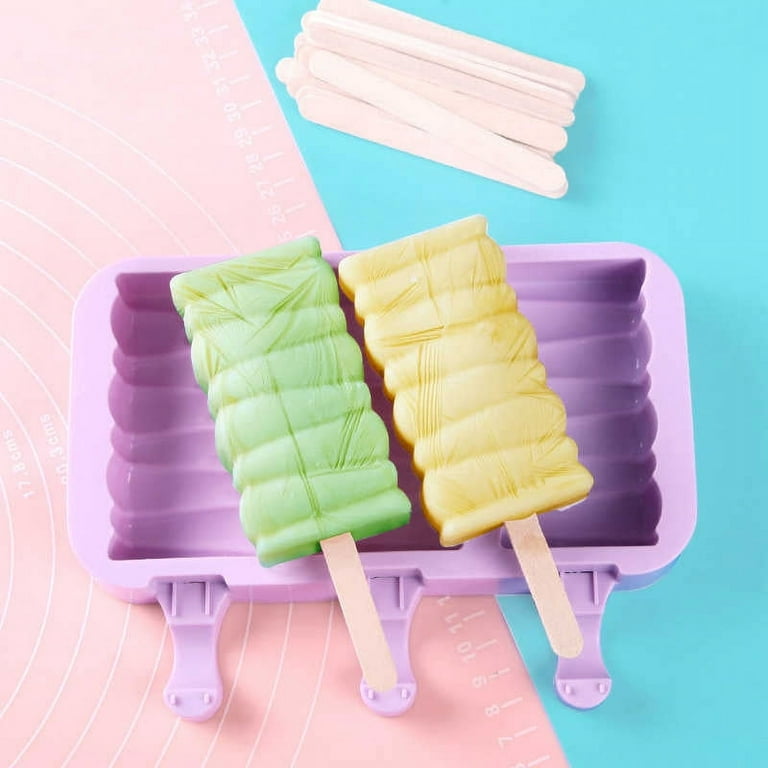 Silicone Popsicle Maker Mold, Silicone Ice Pop Freezer Molds