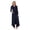 Navy, variant on Women's Long Ribbed Morning Robe - Womens - Female, S, Navy