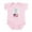 Petal Pink, variant on CafePress - Baby Infant Bodysuit Boy - Baby Light Bodysuit, Size Newborn - 24 Months