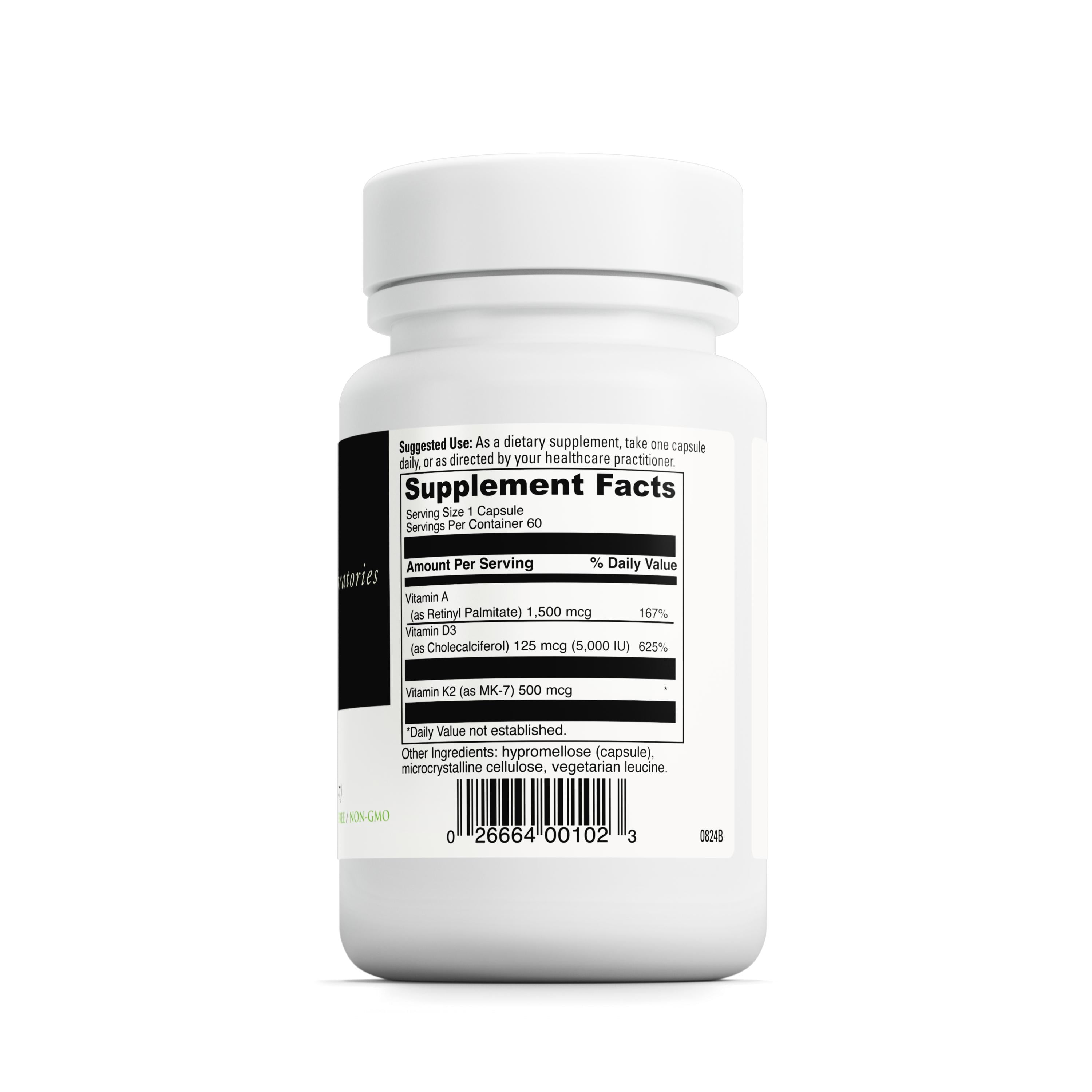 DaVinci Labs A.D.K. - Support Bone, Heart & Immune Health - 60 Vegetarian Capsules