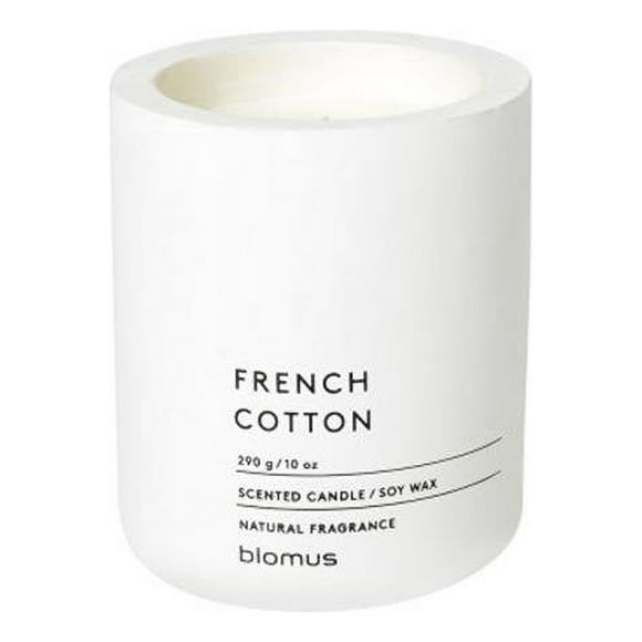 Blomus 65654 Fragra Large Lily White Candle - French Cotton