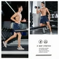 thumbnail image 4 of NORTHYARD Men's 5" Workout Athletic Shorts Running Gym Activewear Basketball Shorts Navy M, 4 of 6