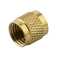 thumbnail image 4 of 25/50Pcs Engine Hood Cover /4 Round Brass With Rubber O-Ring Hvac Valve Cover 25Pcs, 4 of 10