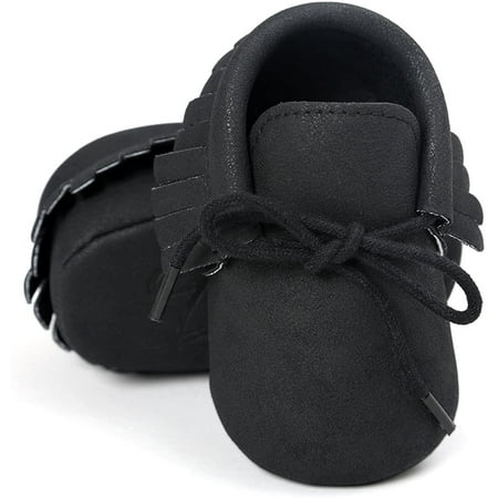 

Baby Boys Girls Moccasins Sneakers Soft Sole Tassels Prewalker Anti-Slip Shoes