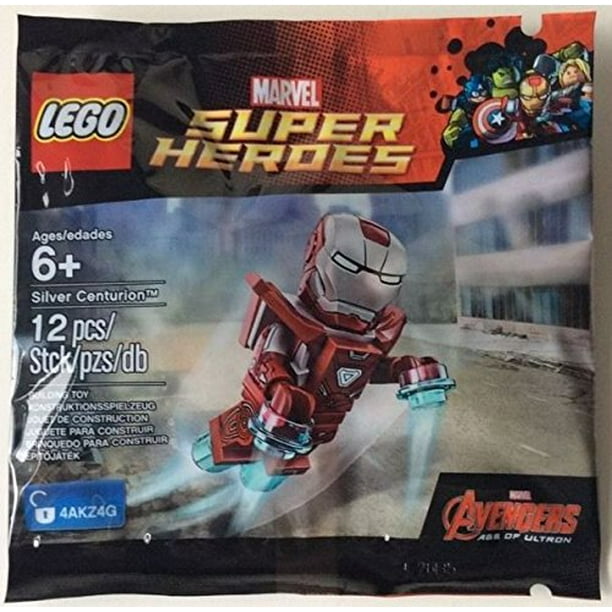 lego marvel avengers iron man silver centurion