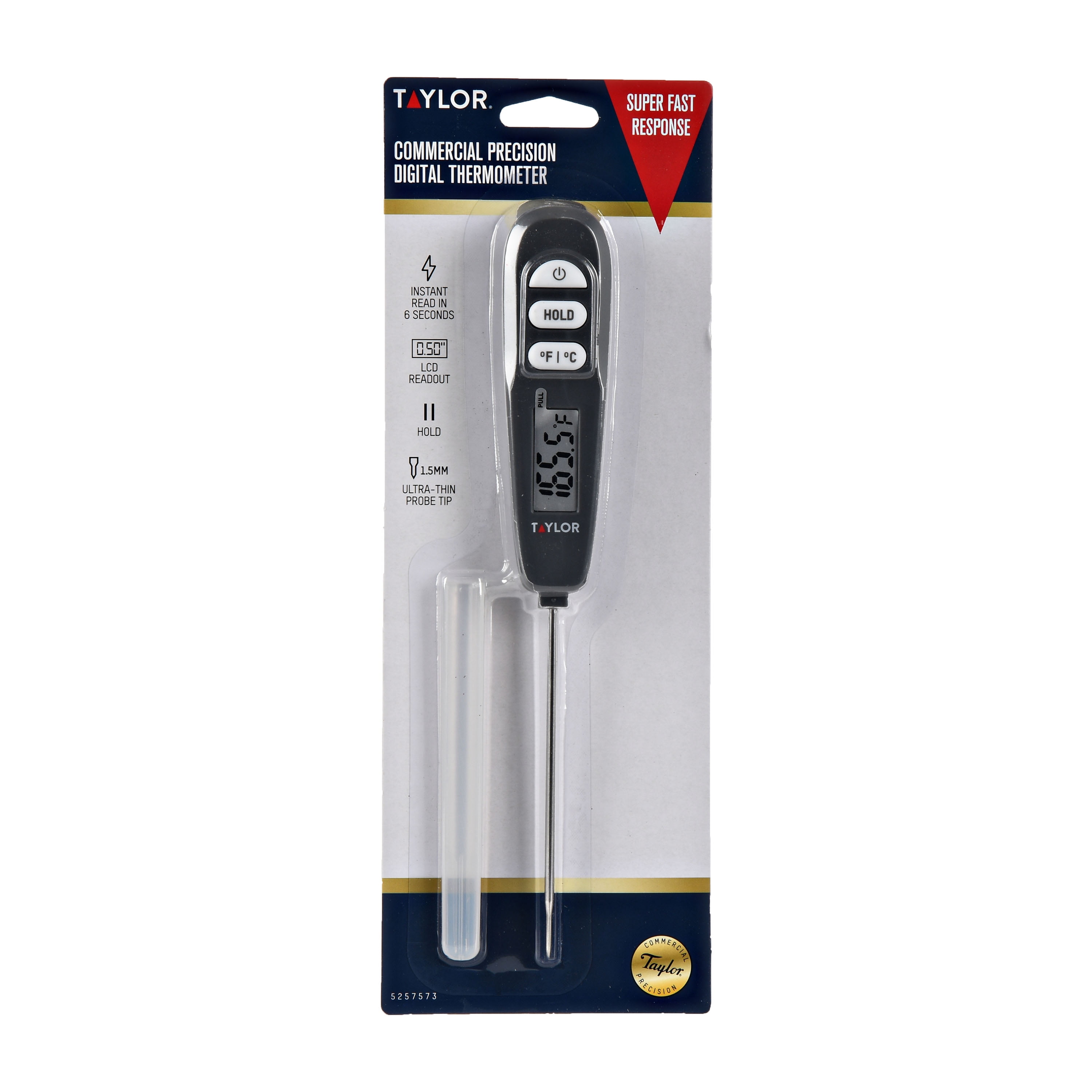 Taylor Commercial Precision Super Fast Digital Thermometer Walmart