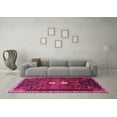 thumbnail image 3 of Ahgly Company Indoor Round Persian Pink Traditional Area Rugs, 6' Round, 3 of 4