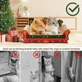 thumbnail image 5 of Sofa Shaped Cat Scratching Couch, Christmas Theme Thick Cat Scratching Cardboard,Cat Lounge Bed for Indoor Cat Rest&Play,Cat Sofa Scratcher Pad (23 "L X 12.2" W X 6.7" H), 5 of 5