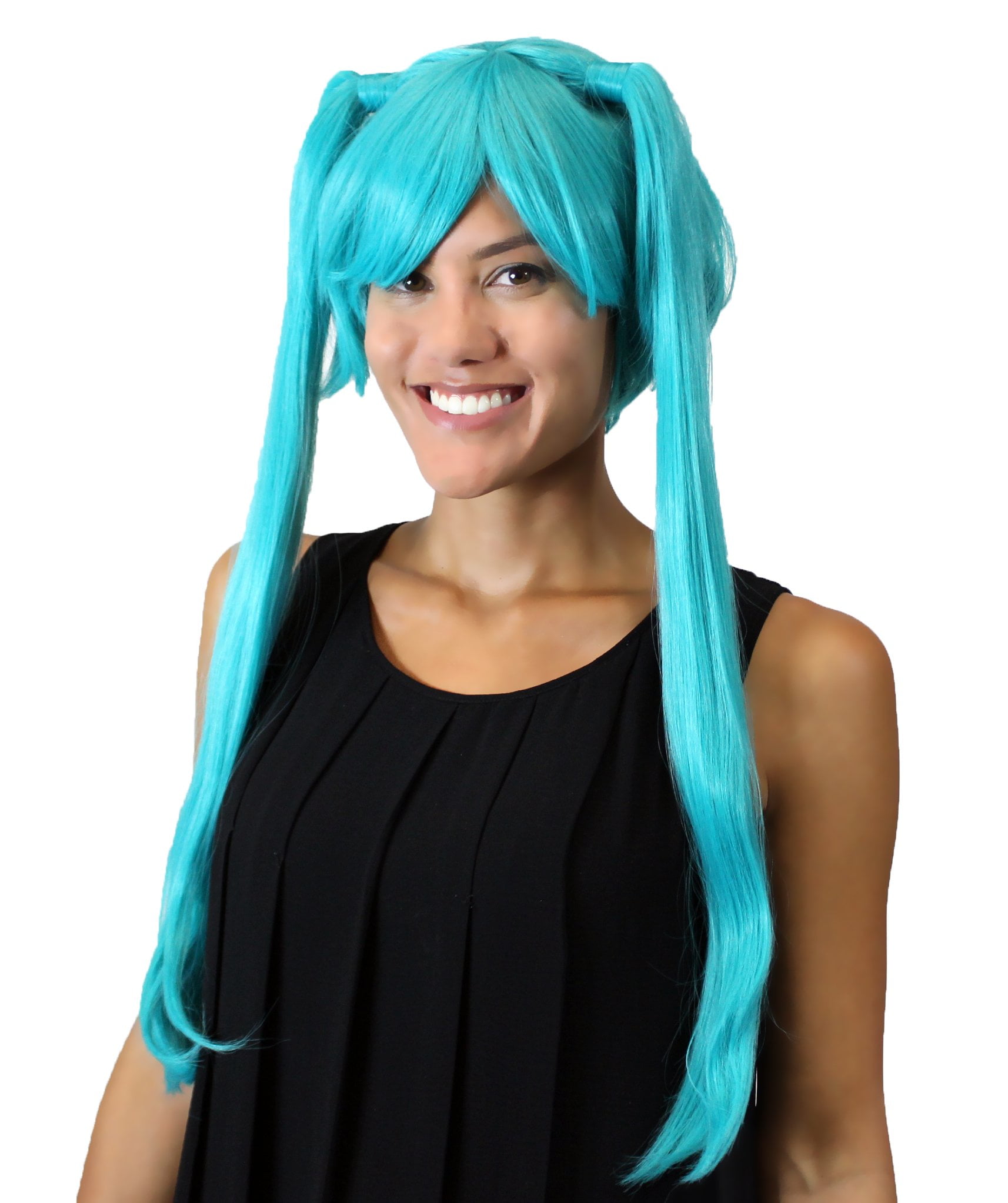 Vocaloid Womens Wig | Long Cosplay Wig | Premium Breathable Capless Cap -  Walmart.com